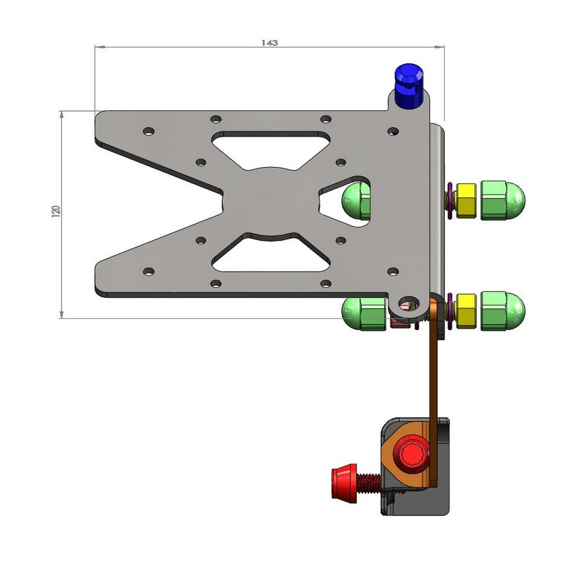 Side Mount License Plate Bracket