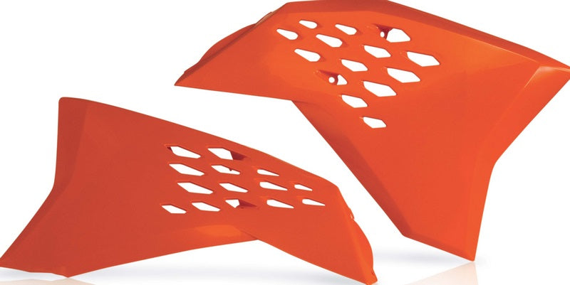 RADIATOR SCOOPS, ORANGE