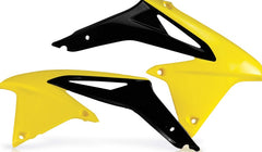 RADIATOR SCOOPS, YELLOW/BLACK