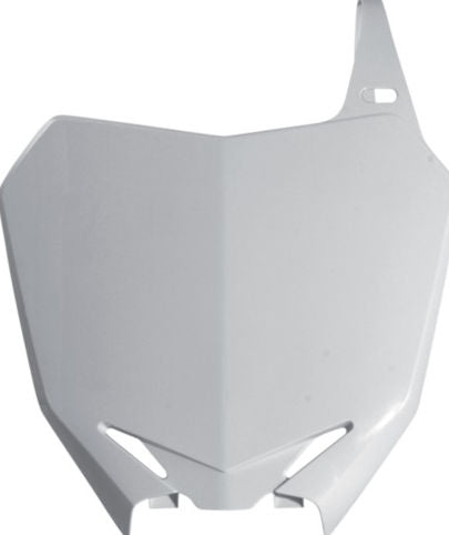 FRONT NUMBER PLATE, WHITE