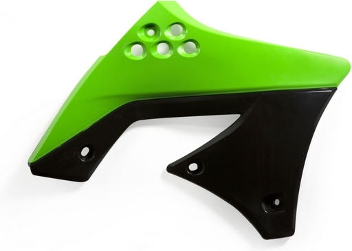 RADIATOR SCOOPS, BLACK/GREEN