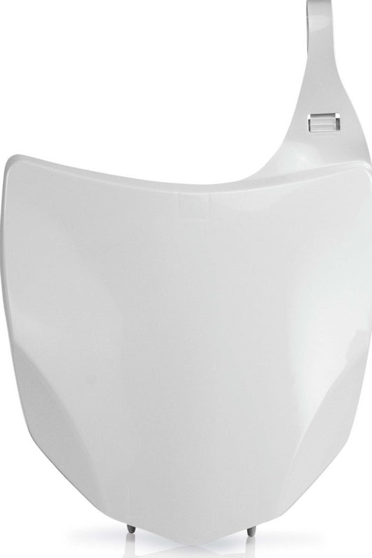 FRONT NUMBER PLATE, WHITE