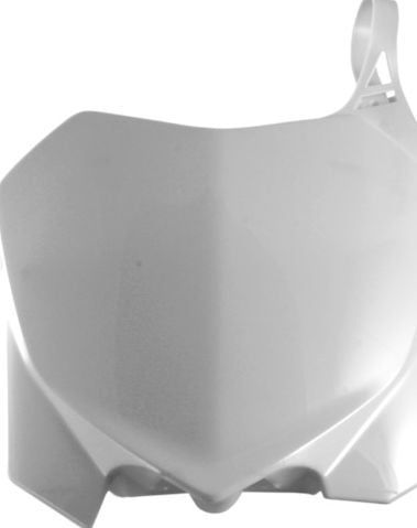 FRONT NUMBER PLATE, WHITE