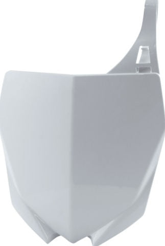FRONT NUMBER PLATE, WHITE