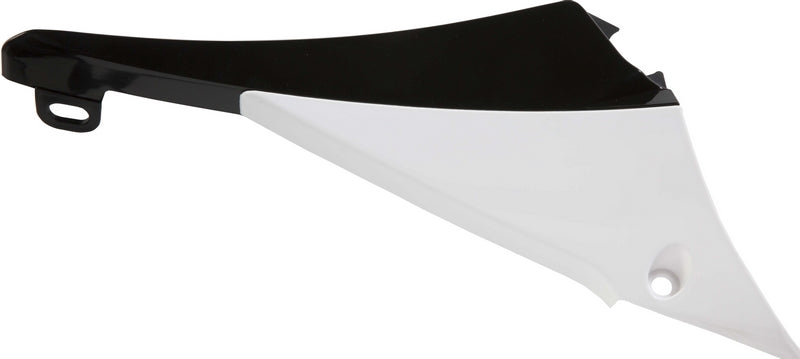 RADIATOR SCOOPS, WHITE/BLACK