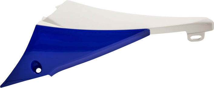 RADIATOR SCOOPS, BLUE/WHITE