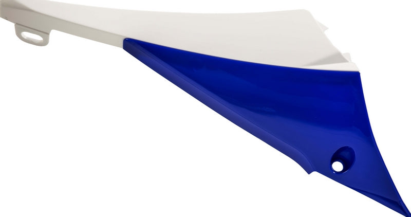 RADIATOR SCOOPS, BLUE/WHITE