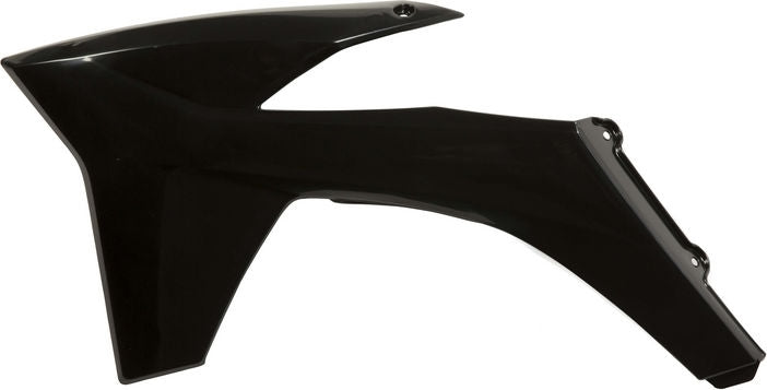 RADIATOR SCOOPS, BLACK
