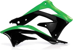 RADIATOR SCOOPS, GREEN/BLACK