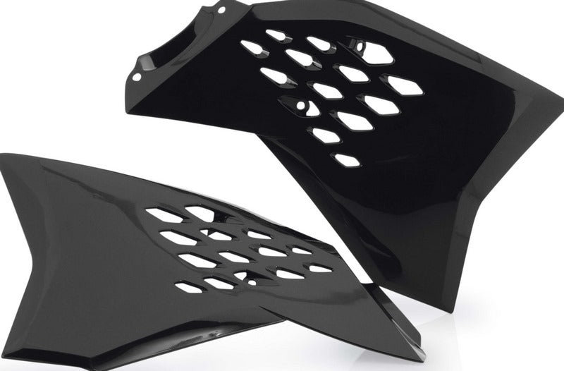 RADIATOR SCOOPS, BLACK