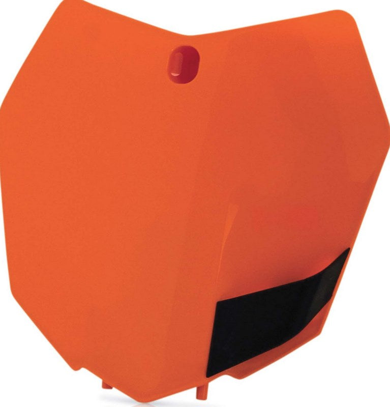 FRONT NUMBER PLATE, ORANGE