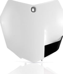 FRONT NUMBER PLATE, WHITE