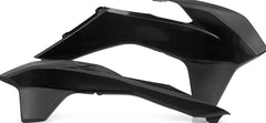 RADIATOR SCOOPS, BLACK