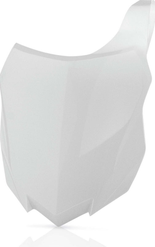 FRONT NUMBER PLATE, WHITE