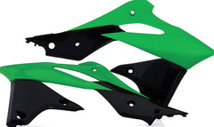 RADIATOR SCOOPS, GREEN/BLACK