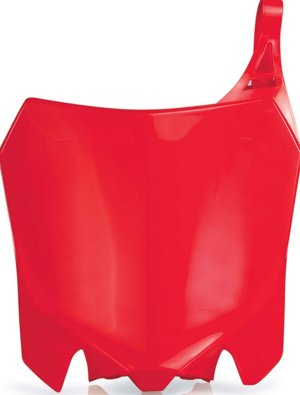 FRONT NUMBER PLATE, RED
