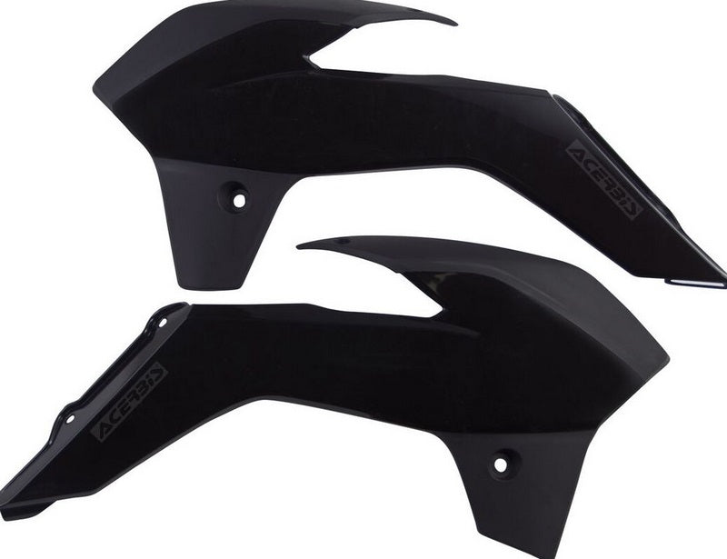 RADIATOR SCOOPS, BLACK