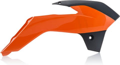 RADIATOR SCOOPS, ORANGE/BLACK