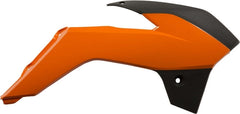 RADIATOR SCOOPS, ORANGE/BLACK