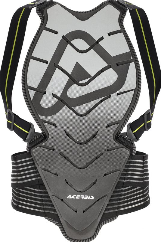 BACK COMFORT 2.0 BACK PROTECTOR, BLACK/YELLOW