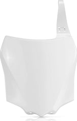 FRONT NUMBER PLATE, WHITE
