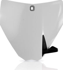 FRONT NUMBER PLATE, WHITE
