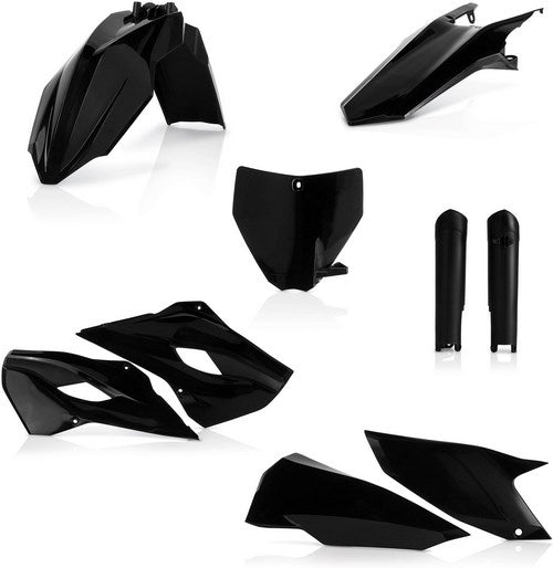 Acerbis Full Plastic Kit Husqvarna Black 015 | 0017706
