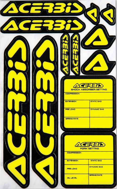 KIT Decal Logo, BLACK/YELLOW