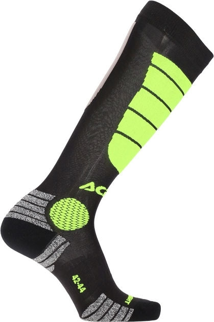 MX IMPACT SOCKS, BLACK/YELLOW, Size L/XL