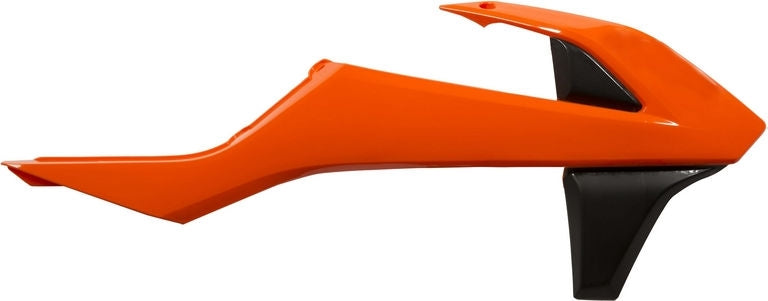 RADIATOR SCOOPS, ORANGE/BLACK