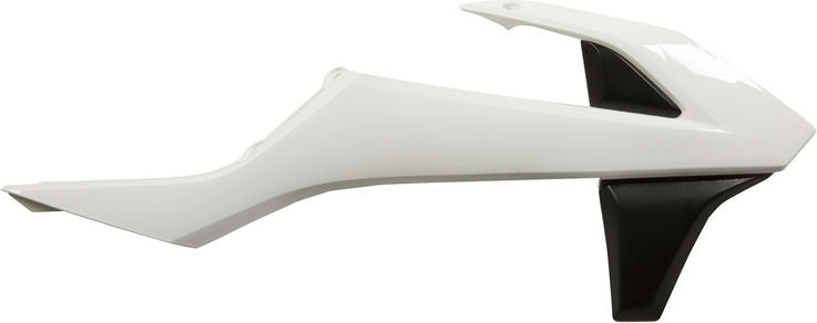 RADIATOR SCOOPS, WHITE/BLACK