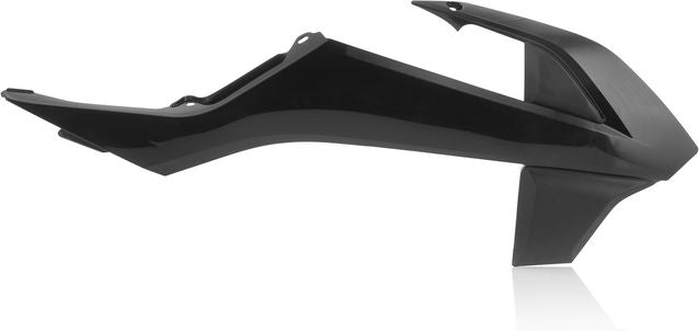 RADIATOR SCOOPS, BLACK
