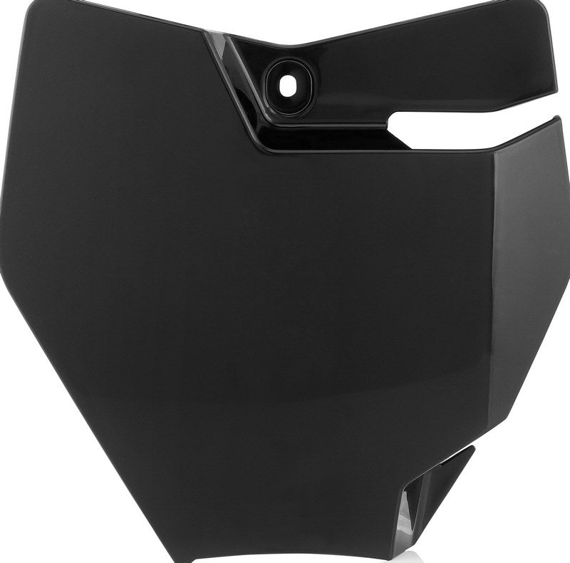 FRONT NUMBER PLATE, BLACK