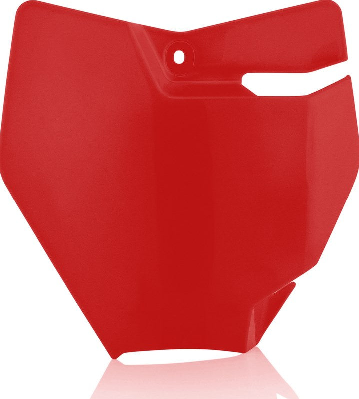FRONT NUMBER PLATE, RED