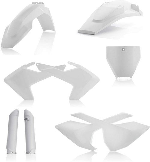 Acerbis Full Plastic Kit Husqvarna White | 0021831
