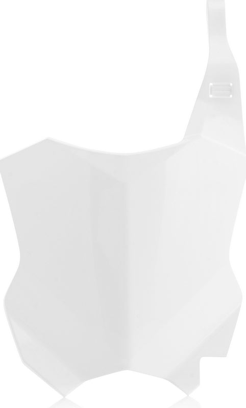 FRONT NUMBER PLATE, WHITE