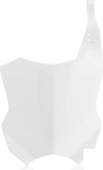 FRONT NUMBER PLATE, WHITE