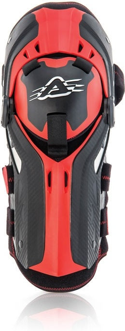 GORILLA KNEE GUARDS, BLACK/RED