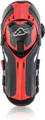 GORILLA KNEE GUARDS, BLACK/RED