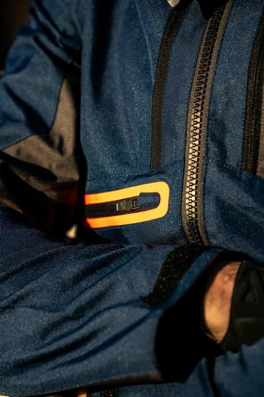 ENDURO-ONE JACKET, BLUE/GREY, Size XL