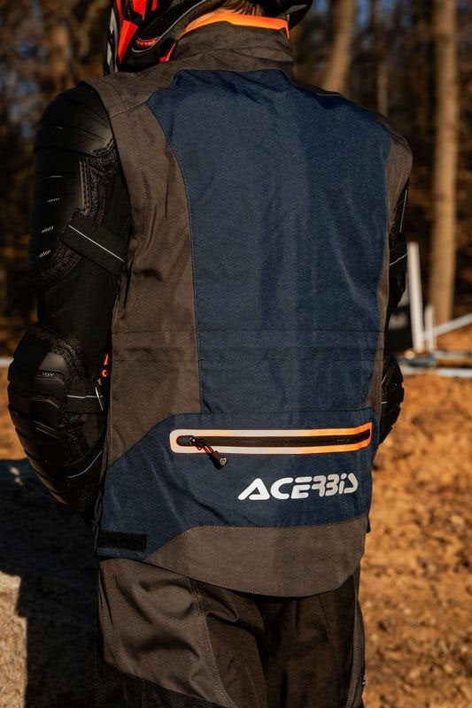 ENDURO-ONE JACKET, BLUE/GREY, Size XL