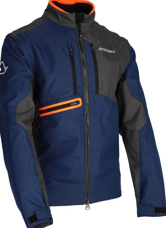 ENDURO-ONE JACKET, BLUE/GREY, Size L