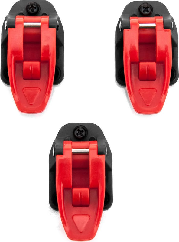 BUCKLE KIT REPLACEMENT ADVENTURE BOOTS, RED/BLACK