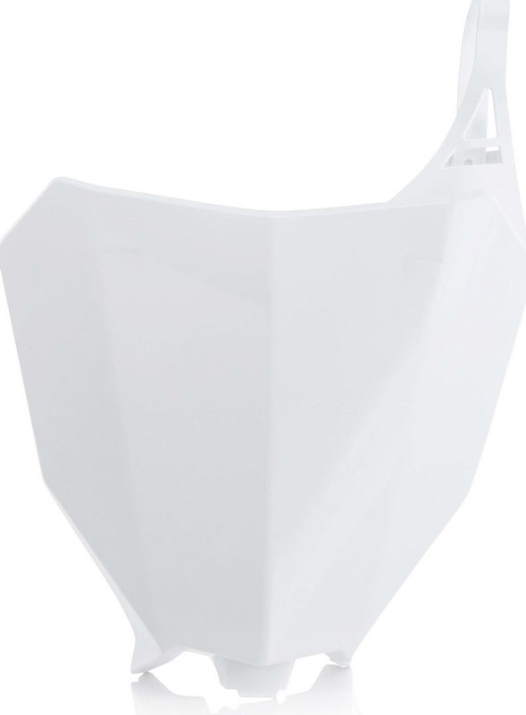 FRONT NUMBER PLATE, WHITE