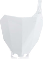 FRONT NUMBER PLATE, WHITE
