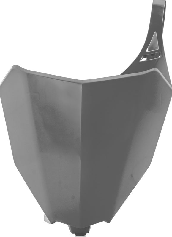 FRONT NUMBER PLATE, GREY