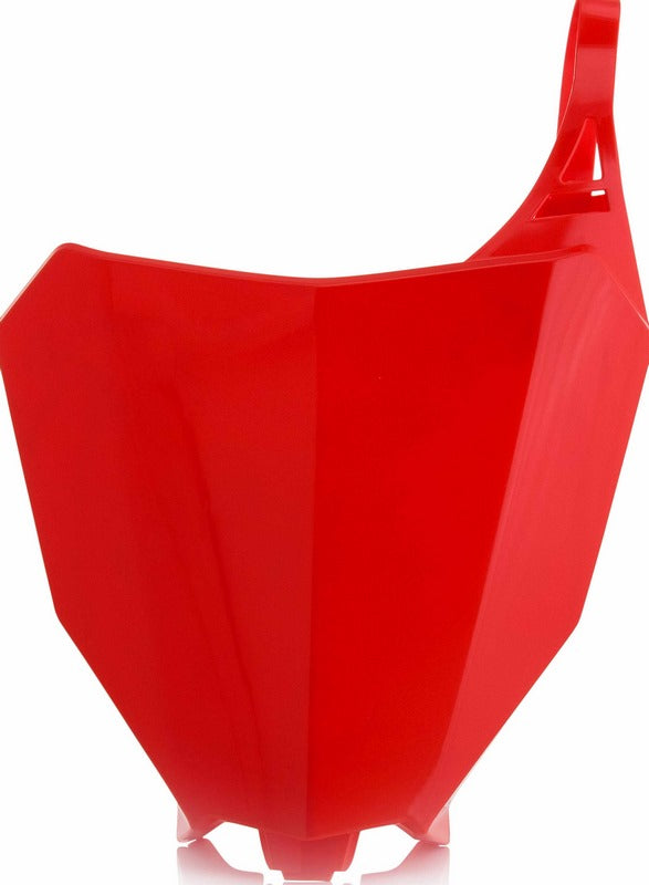 FRONT NUMBER PLATE, RED