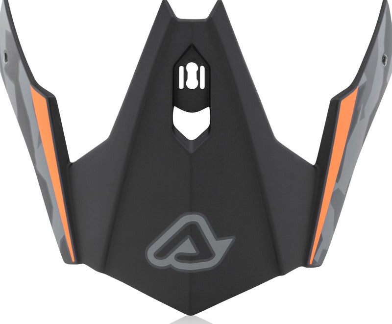 VISOR JET ARIA, BLACK/ORANGE