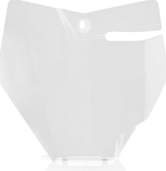 FRONT NUMBER PLATE, WHITE