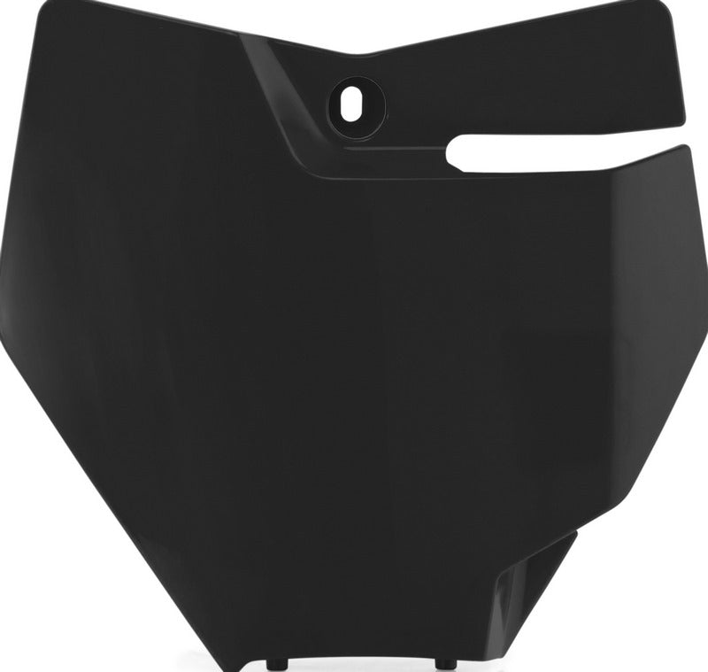 FRONT NUMBER PLATE, BLACK